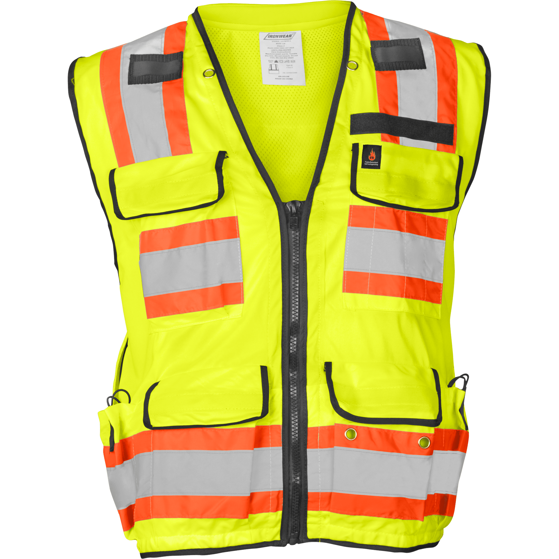 1278FR-Z-RD | Lime | Ironwear