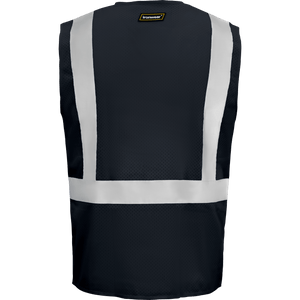 Economy Polyester Flame Retardant Blue Safety Vest | Ironwear