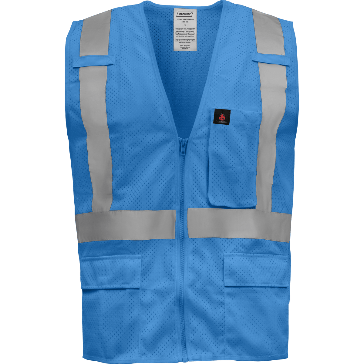 Economy 5 Pocket Flame Retardant Safety Vest | Ironwear