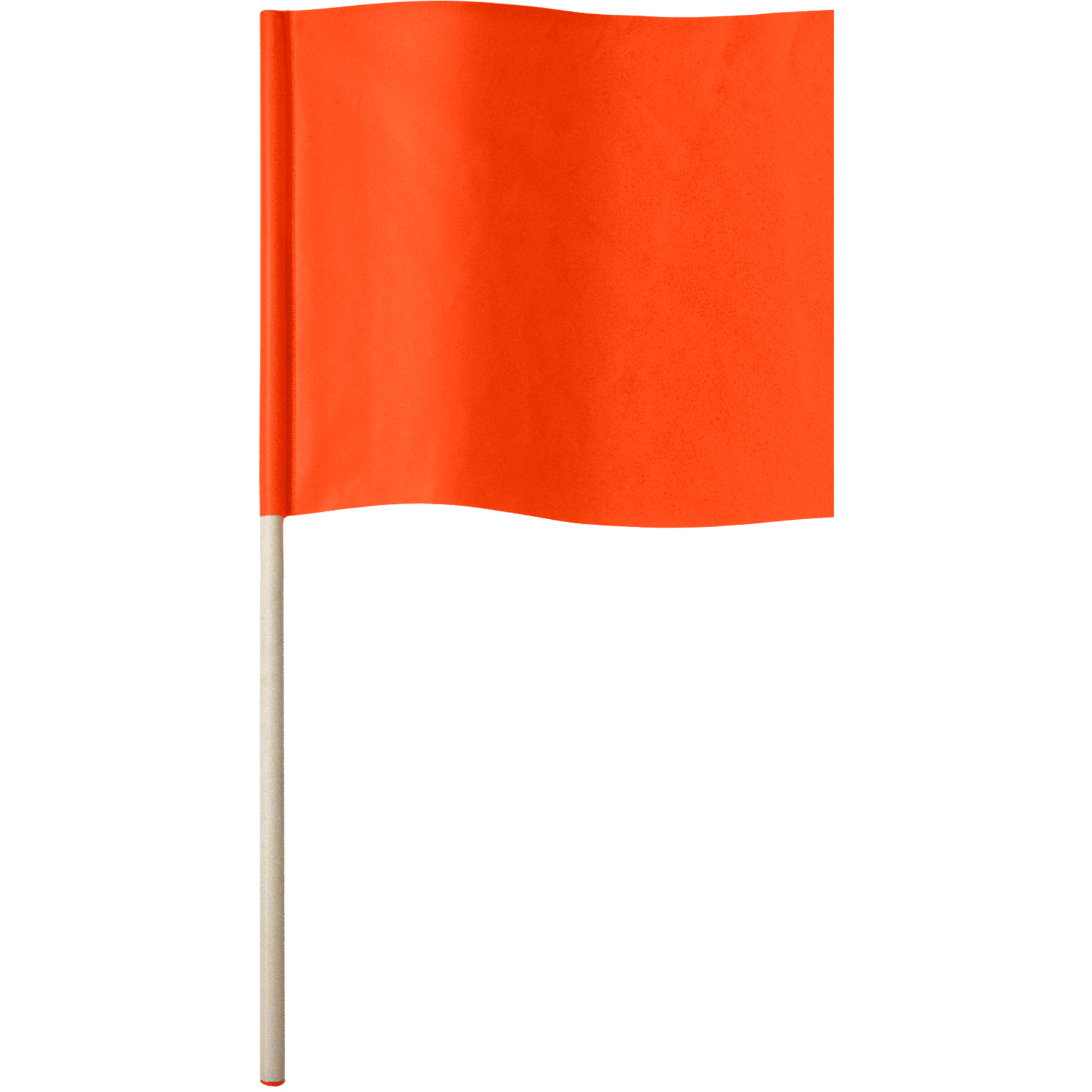 18” x 18” Hi Vis Heavy Duty Safety Flags, PVC Coated | Ironwear