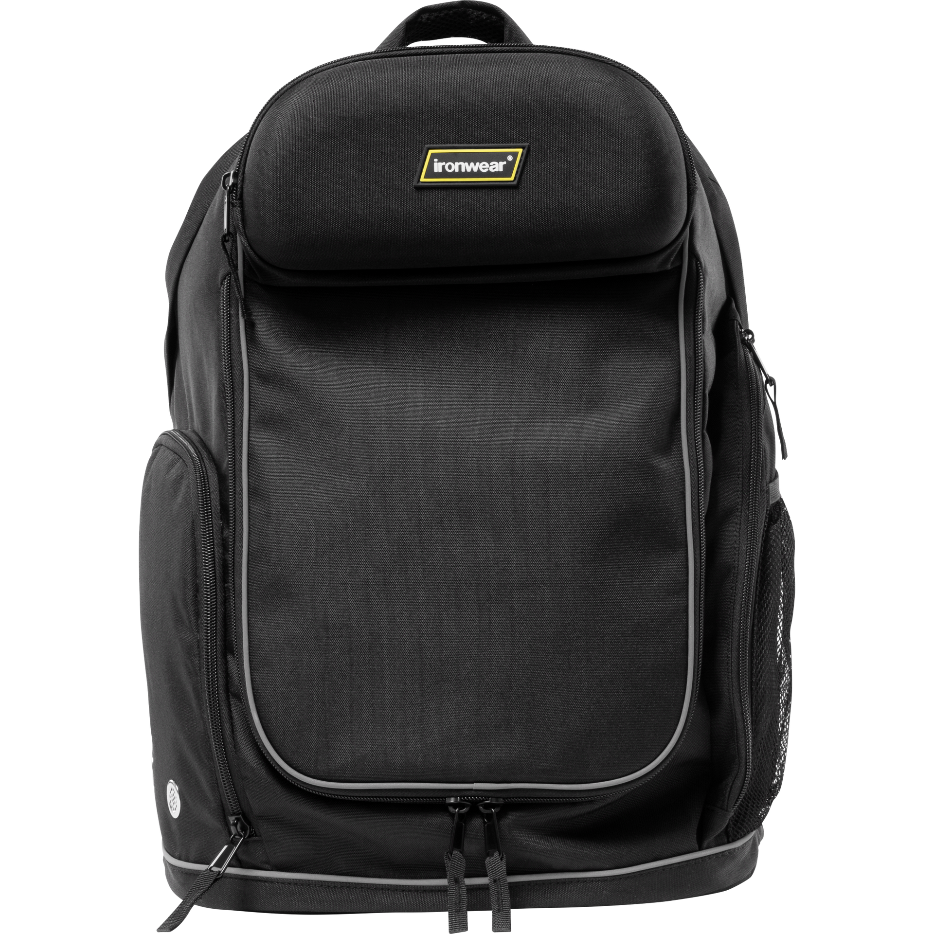 barker backpack leather Padded Backpack with Helmet Carrier