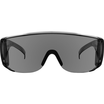 goggles side view Over-the-Glasses Safety Glasses, Vented Side Shields
