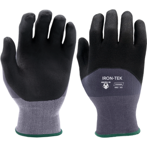 A1 Cut Grey & Black Gloves with Smooth Foam Nitrile/PU Palm