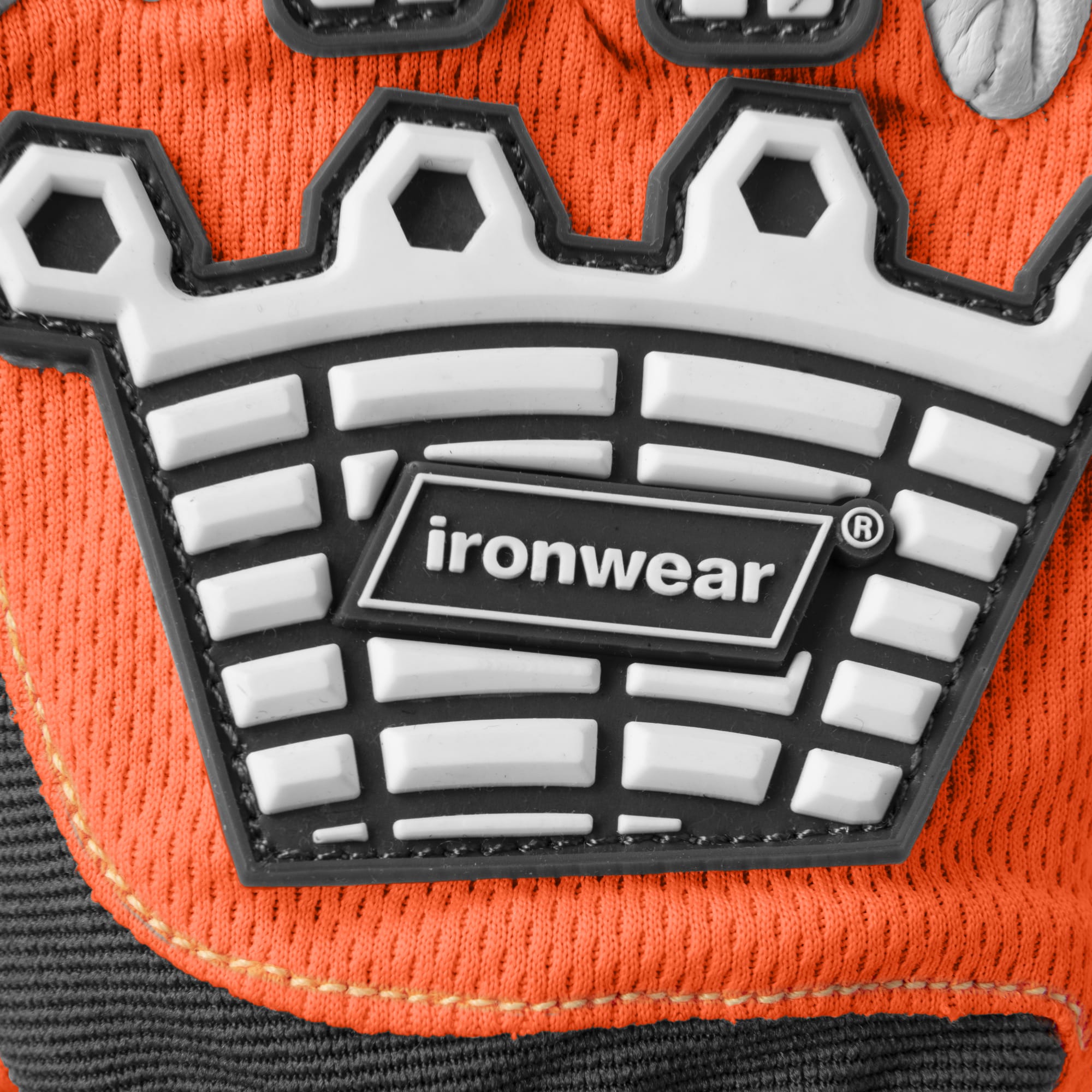 A5 Cut & Impact Resistant Goat Leather Palm Mechanic Orange