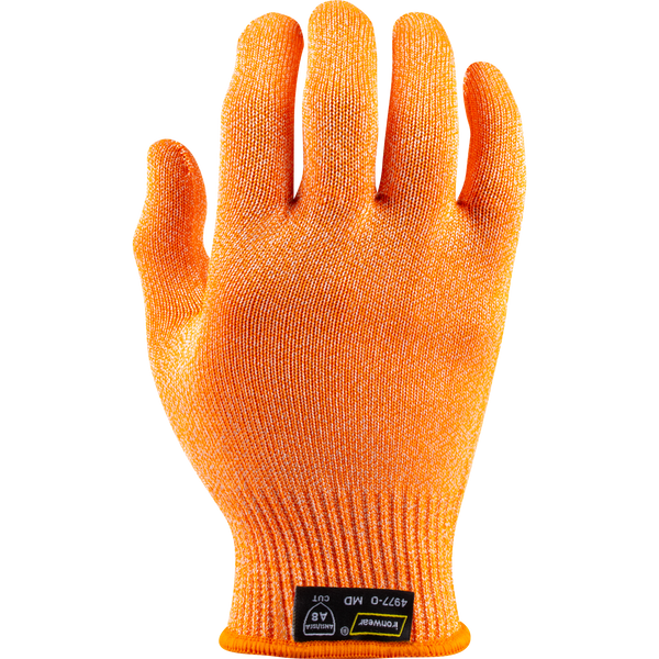 Certified Food Safe Orange Knit Cut Resistant Gloves | Ironwear
