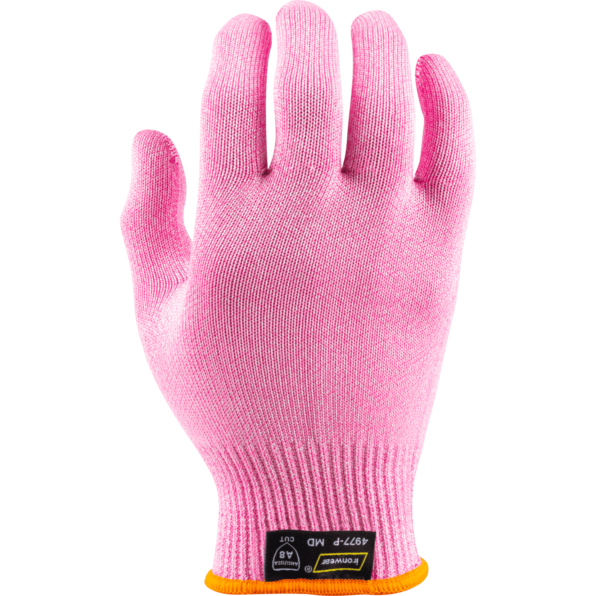 Pink Knit ANSI A8 Cut Resistant Gloves for Food Safety