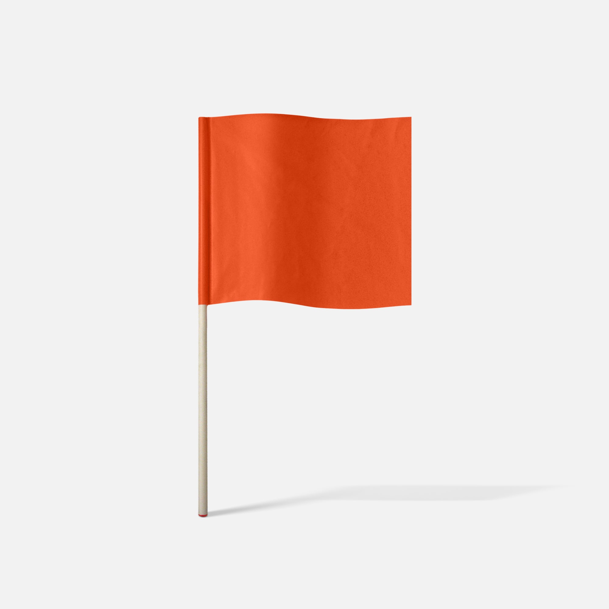 18” x 18” Hi Vis Heavy Duty Safety Flags, PVC Coated | Ironwear