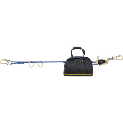 ●ANOTHERYOUTH● logo karabiner / unisex 2980 | Black / Blue | Ironwear