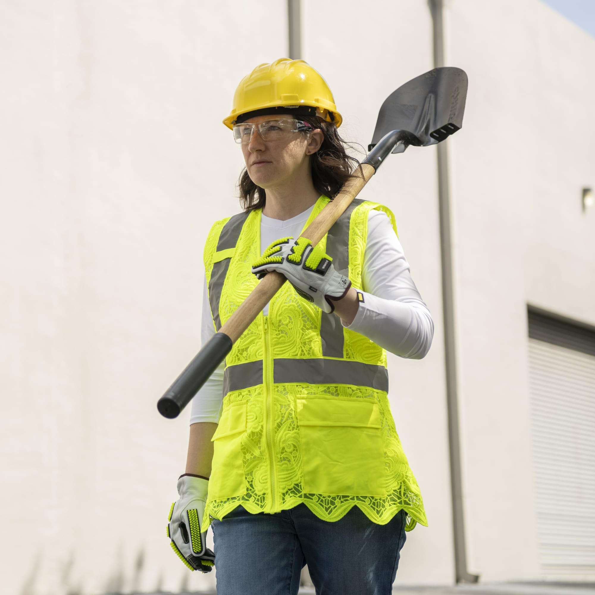 Type R Class 2 Women's Lace Lime Safety Vest | Ironwear