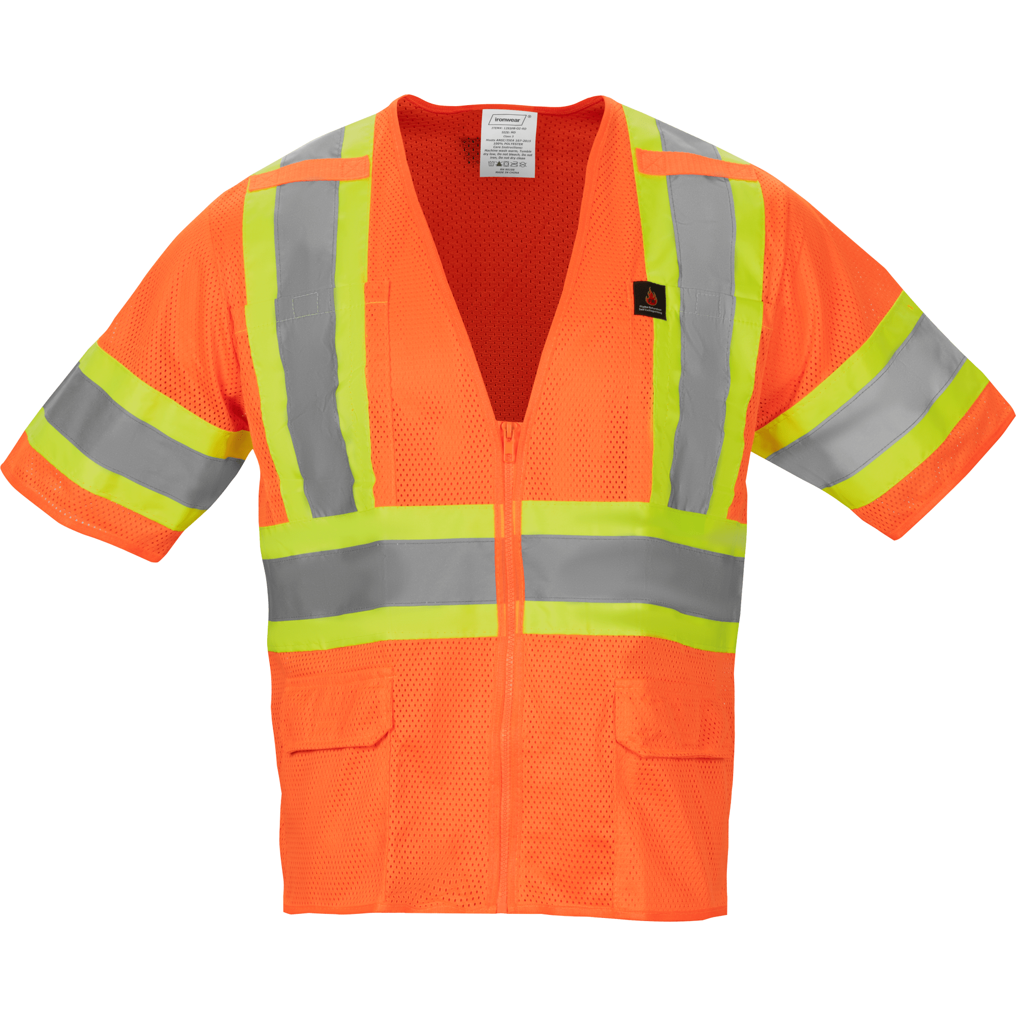 1293FR-Z-RD | Orange | Ironwear